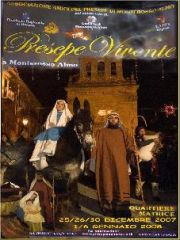 Locandina presepe vivente Monterosso Almo